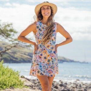 RipSkirt Fleur Floral Sun Dress Short Size S